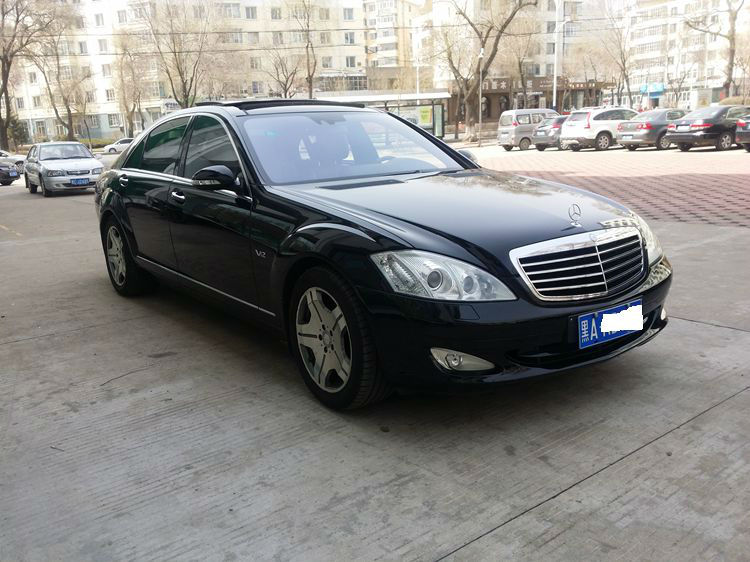 【牡丹江】2006年12月 奔驰 s级 s500 5.5 v8 黑色 手自一体