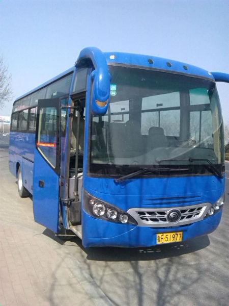【烟台】2009年7月 宇通30座大客车 蓝色 手动挡