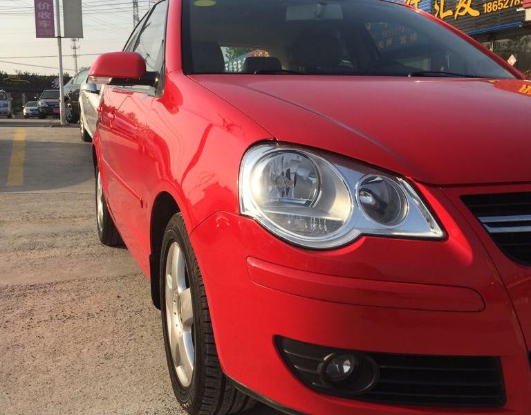 【扬州】2010年3月 大众 polo 1.6 致酷版 红色 手自一体