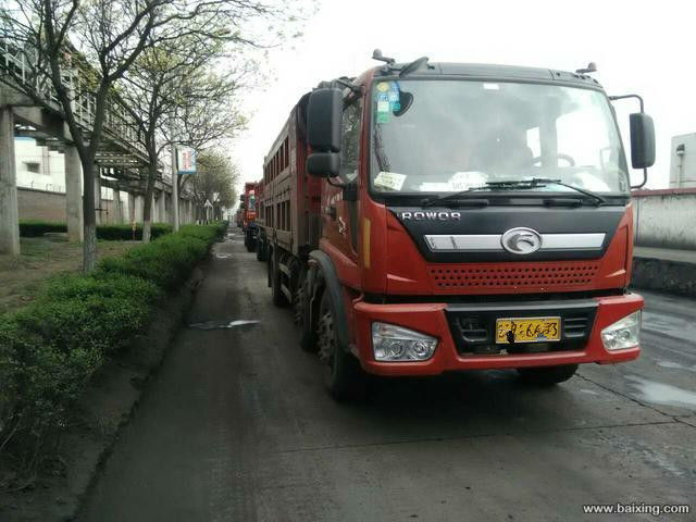 【宿遷】2012年4月 車隊用車,福田瑞沃前四後四自卸車c1 c2 紅色 手動