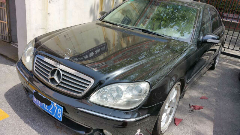 【上海】1999年11月 奔驰 s级 s500 5.0 v8 黑色 自动档