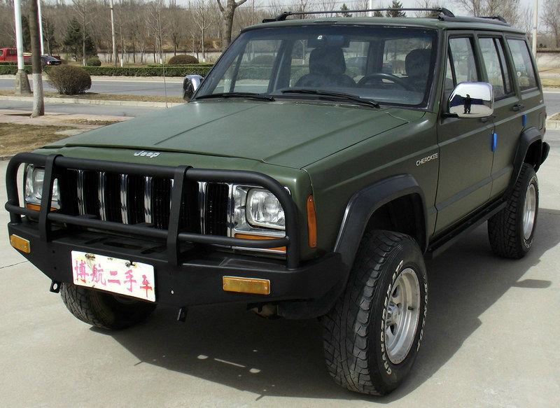 北京2000年12月jeep切諾基2001款超級40四驅bj2021e6l綠色手動擋