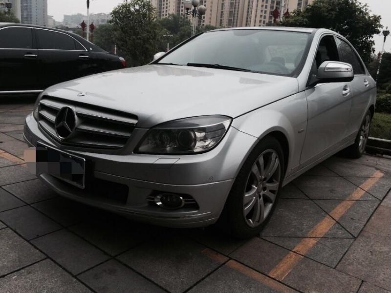 【长沙】2008年6月 奔驰 c级 c280 3.0 时尚型 银灰 手自一体