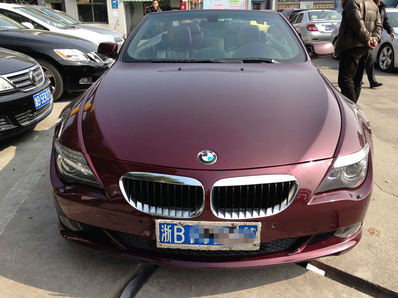 【宁波】2009年8月 宝马 宝马6系 630敞篷车 红色 自动档