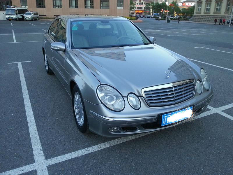 【大连】2006年12月 奔驰 e级 e200 k 1.8t 优雅型 香槟色 手自一体