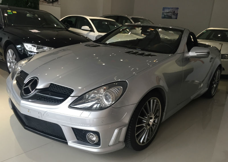 【溫州】2010年9月 奔馳 slk amg slk55 amg 5.4 銀灰 自動檔