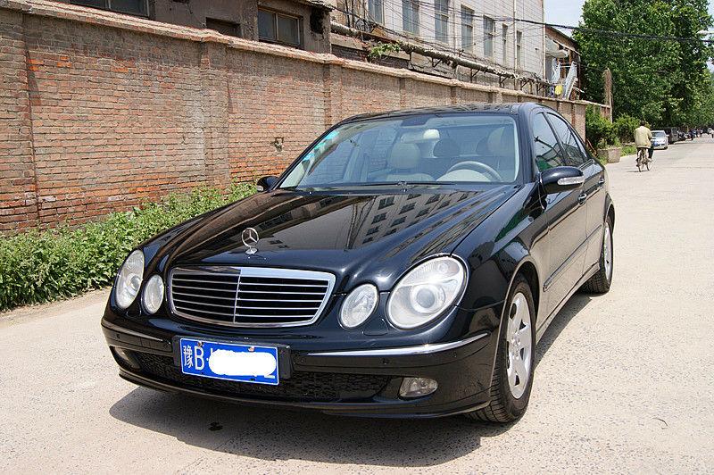 【开封】2005年1月 奔驰 e级 e240 2.6 黑色 手自一体