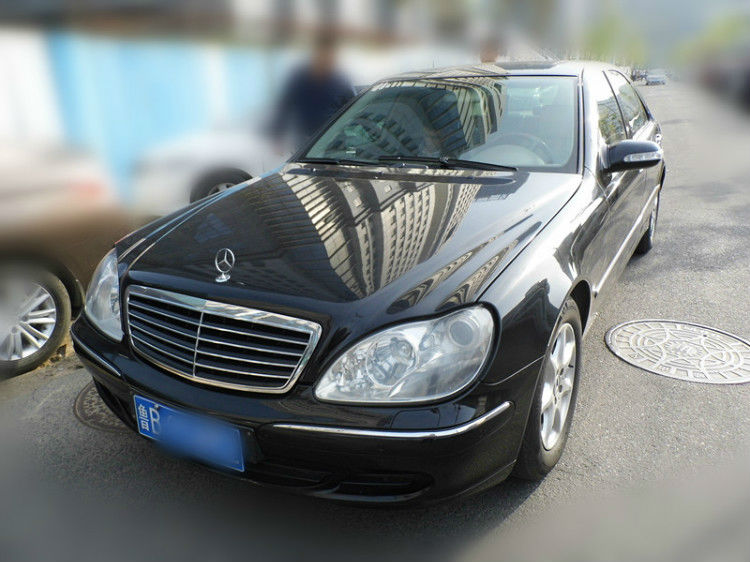 【青岛】2003年12月 奔驰 s级 s350 黑色 手自一体