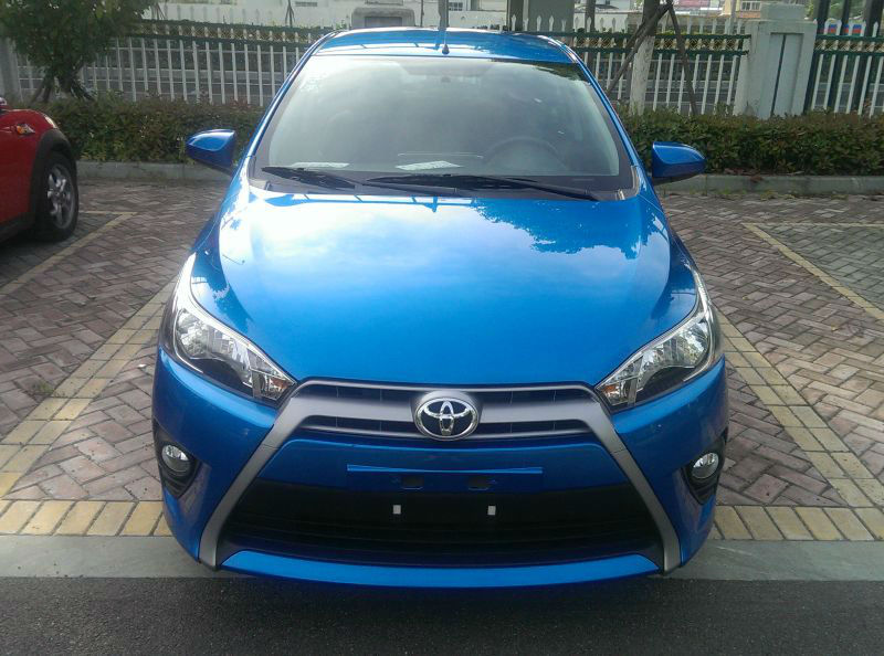 【宁波】2014年3月 丰田yaris l 致炫(雅力士) 蓝 蓝色 手自一体