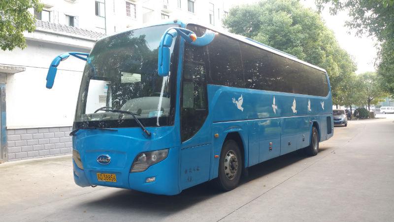 【常州】2010年9月 江淮49座大巴车 蓝色 手动挡