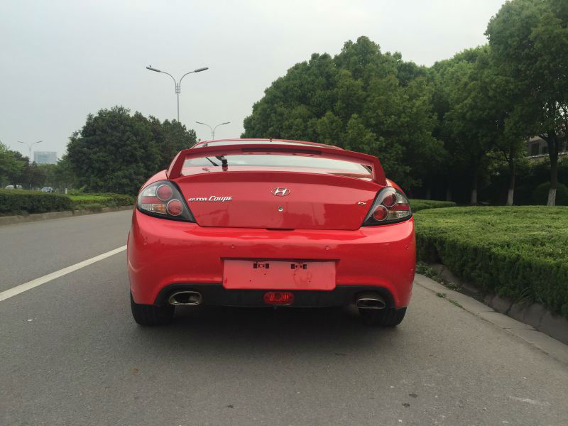 【宁波】2007年9月 现代酷派2.0两门轿跑 红色 红色 手自一体