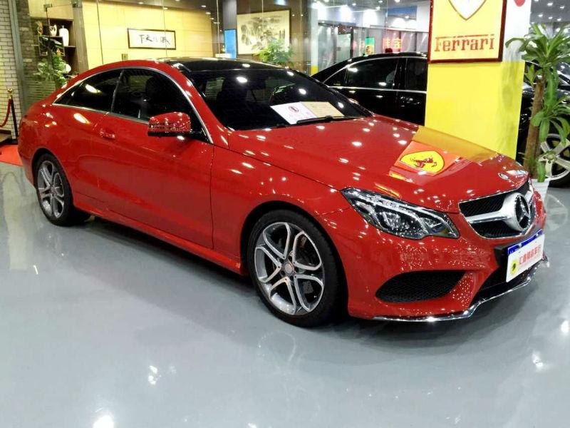 【上海】2014年9月 奔驰 e级 e260 coupe 2.0t 红色 自动档