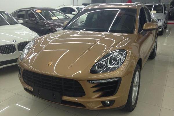 【杭州】2014年9月 保时捷 macan 2.0t 黄色 手自一体