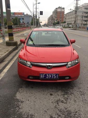 南通2007年7月本田思域2006款思域18l自动豪华版红色