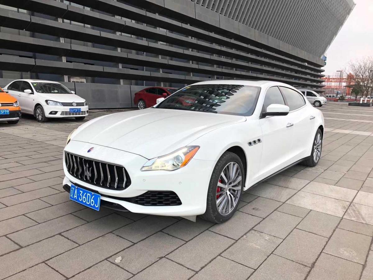 沈阳2018年6月玛莎拉蒂总裁2018款30t350hp豪华版白色手自一体