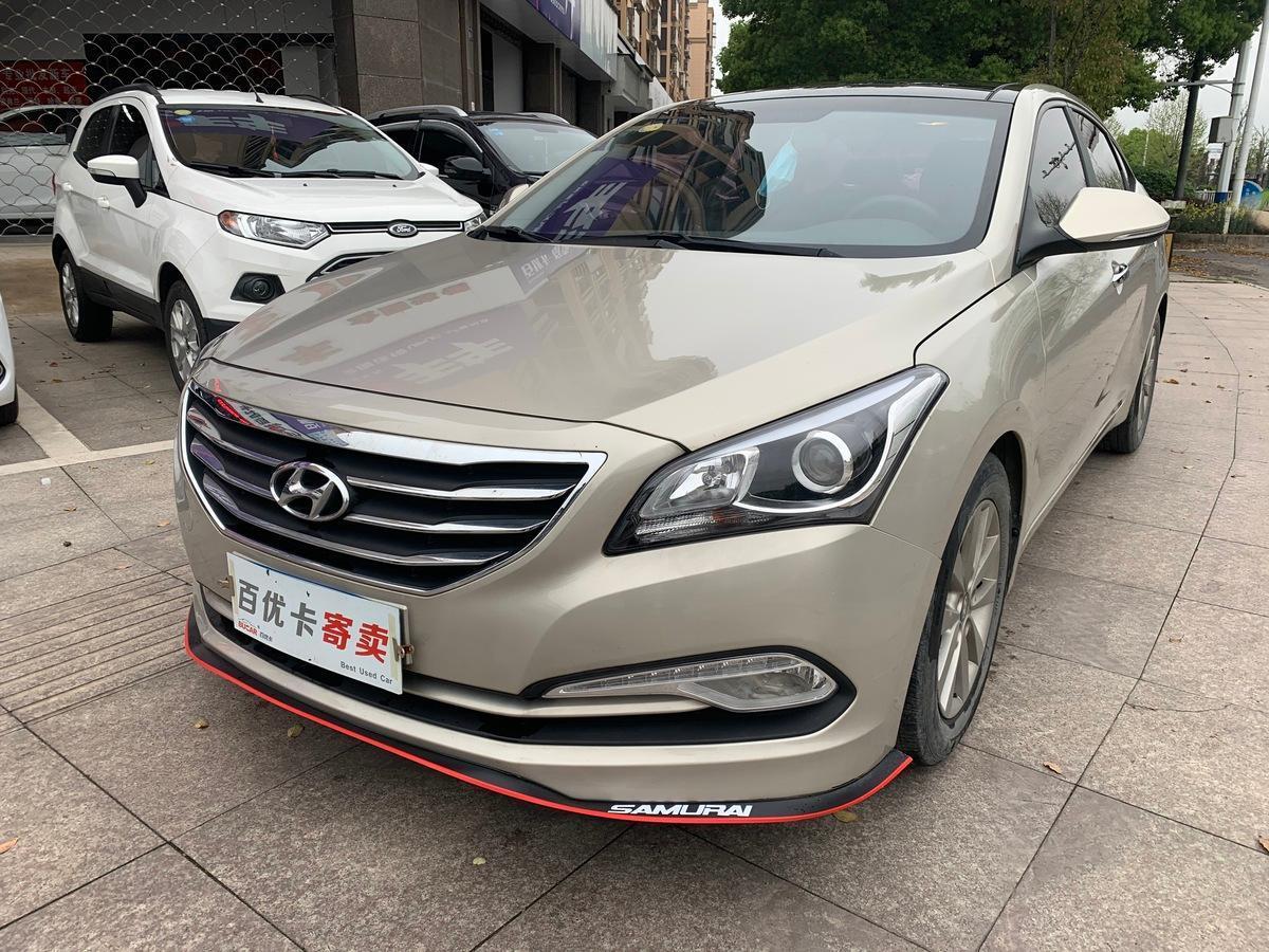 衢州2015年7月现代名图名图香槟色手自一体