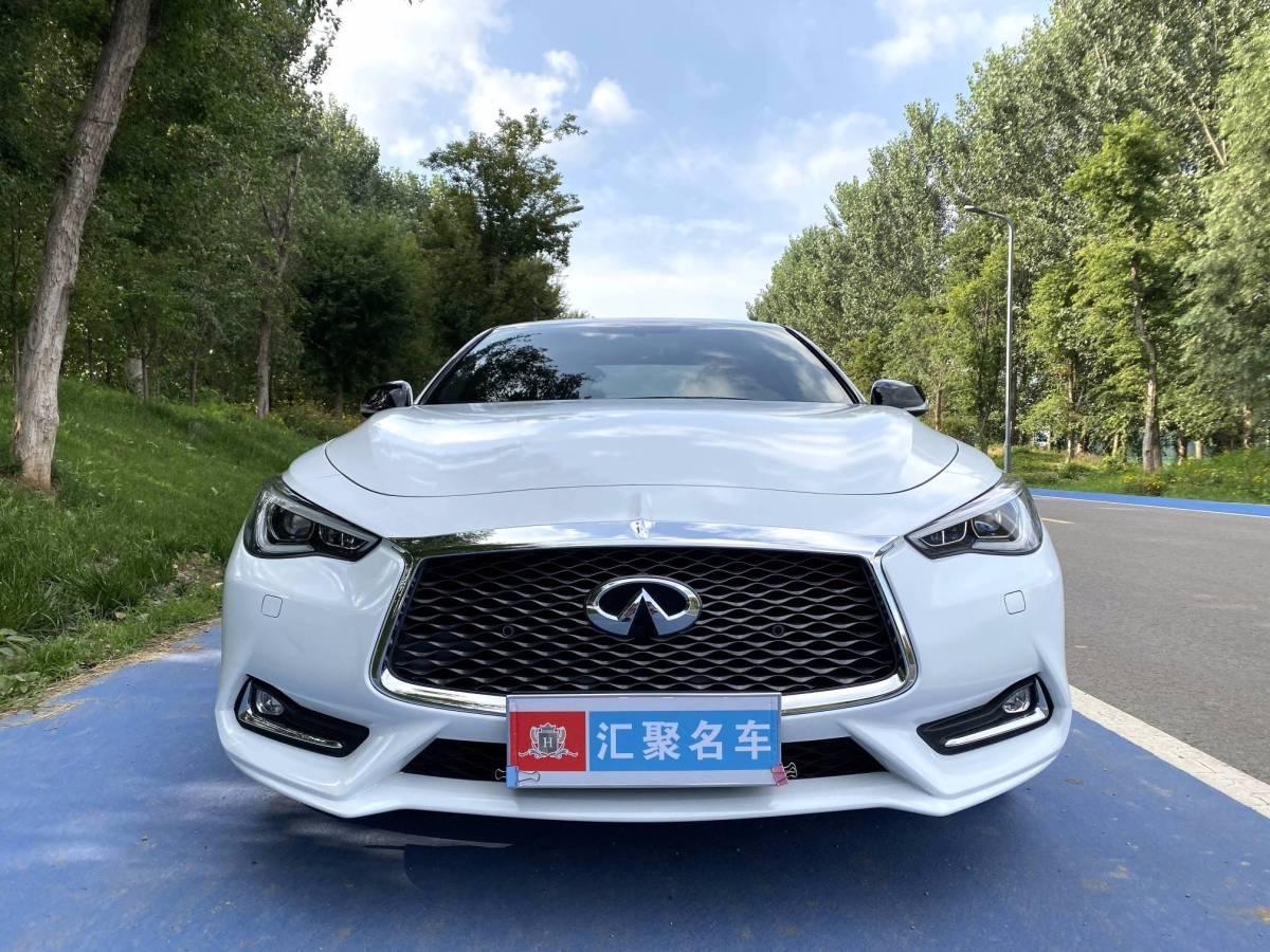 济南2018年8月英菲尼迪q602019款20t豪华版白色手自一体
