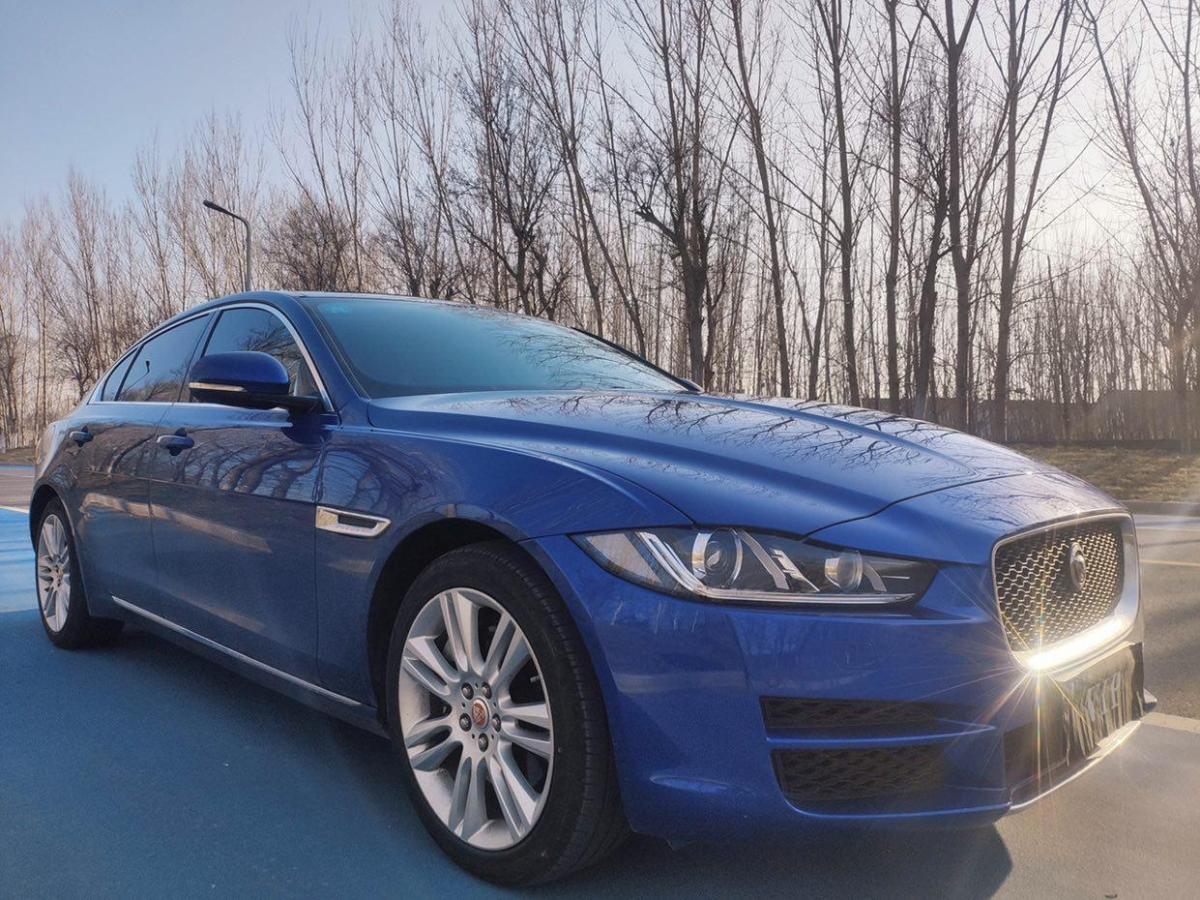 济南2019年6月捷豹xfl2019款xfl20t200ps两驱精英版蓝色手自一体