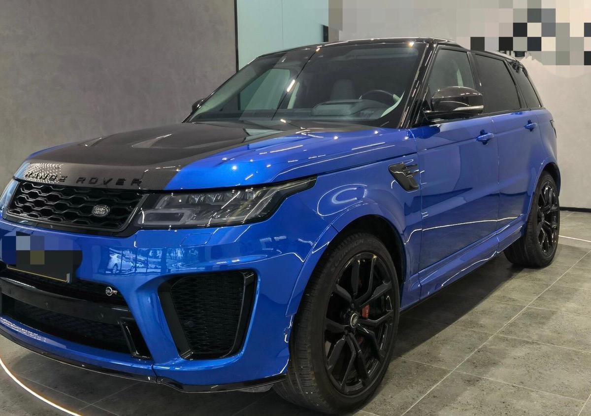 福州2020年1月路虎揽胜运动版2020款50v8svr蓝色手自一体