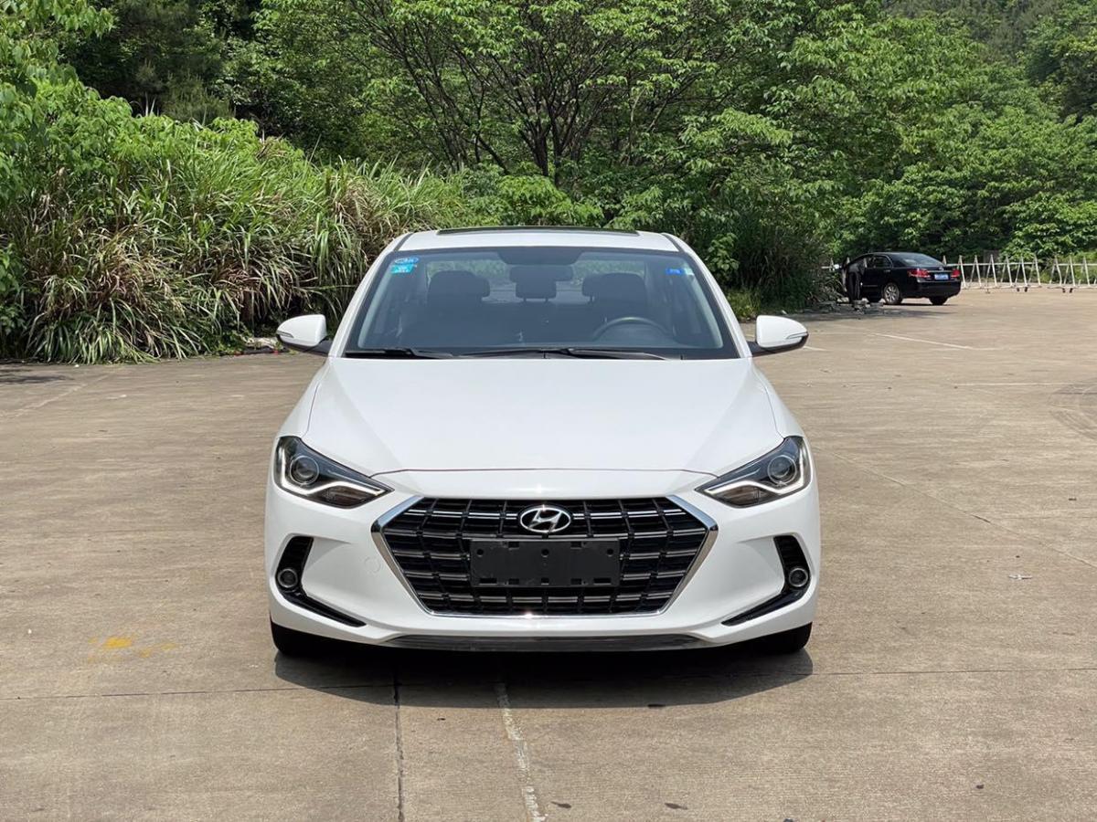 金华2021年9月现代领动2019款15lcvt智炫99精英型白色自动档