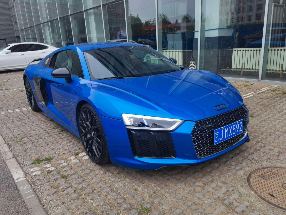 【长春】2016年6月 奥迪 奥迪r8 2016款 v10 coupe performance 蓝色