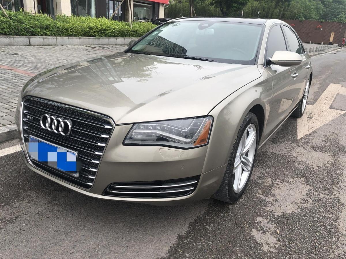 重庆2012年3月奥迪奥迪a82012款a8l50tfsiquattro豪华型香槟色自动档