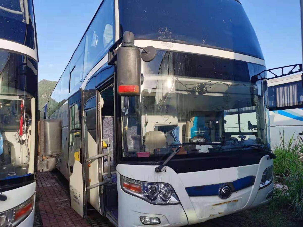 深圳2015年10月国四55座有营运转籍告知通知书宇通6126型客车白色手动