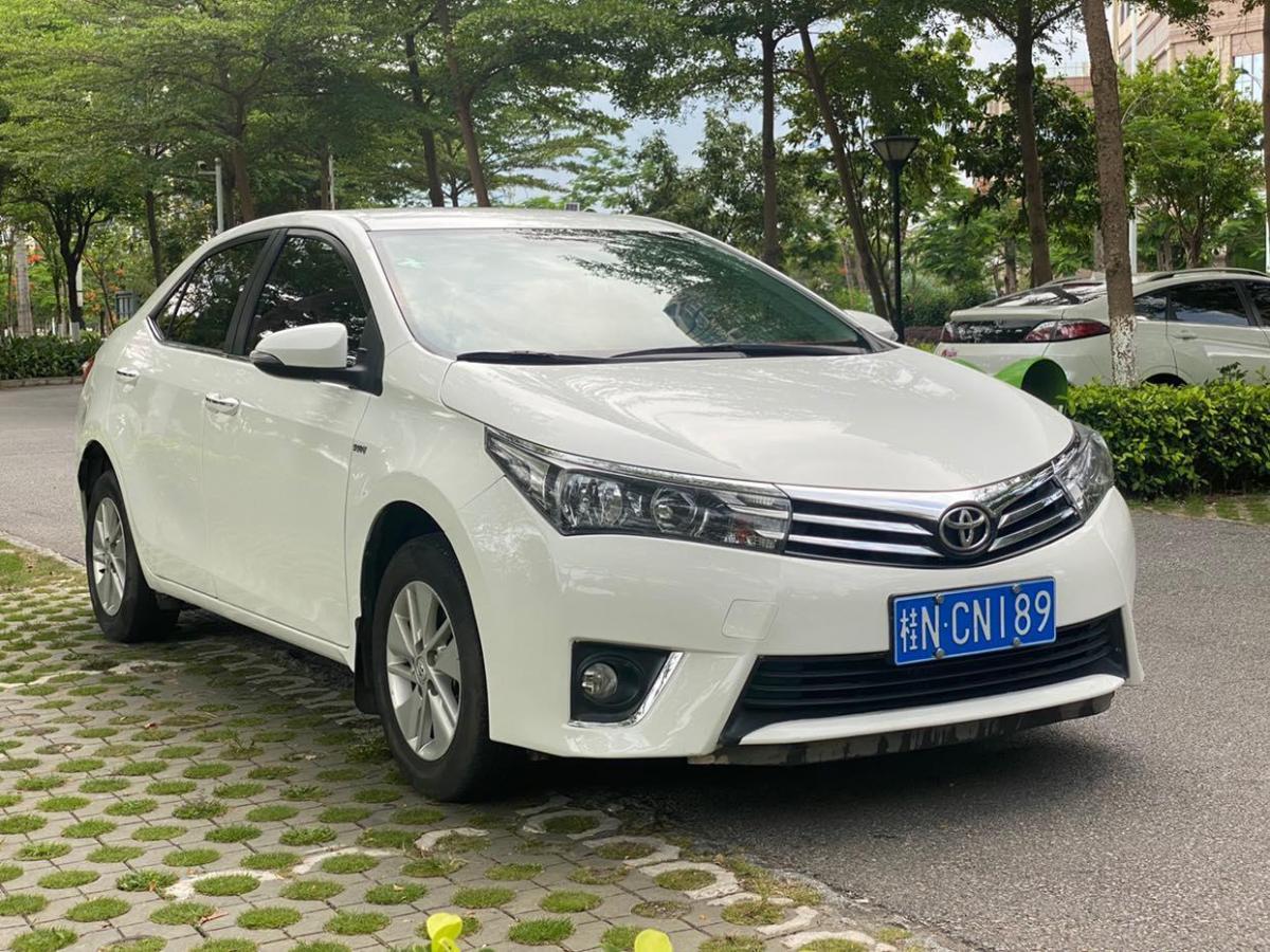 【钦州】2016年7月 丰田 卡罗拉 2016款 1.6l cvt gl-i炫酷版 自动档