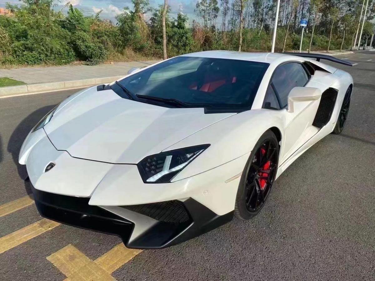 玉林未上牌兰博基尼aventador2013款lp7004roadster白色自动档