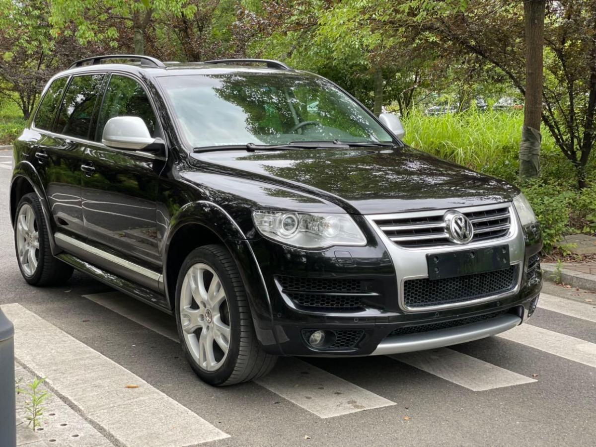 绍兴2010年5月大众途锐2010款36限量豪华版黑色手自一体