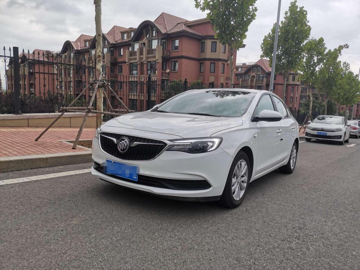 青岛2021年8月别克英朗2021款改款典范15l自动精英型白色手自一体