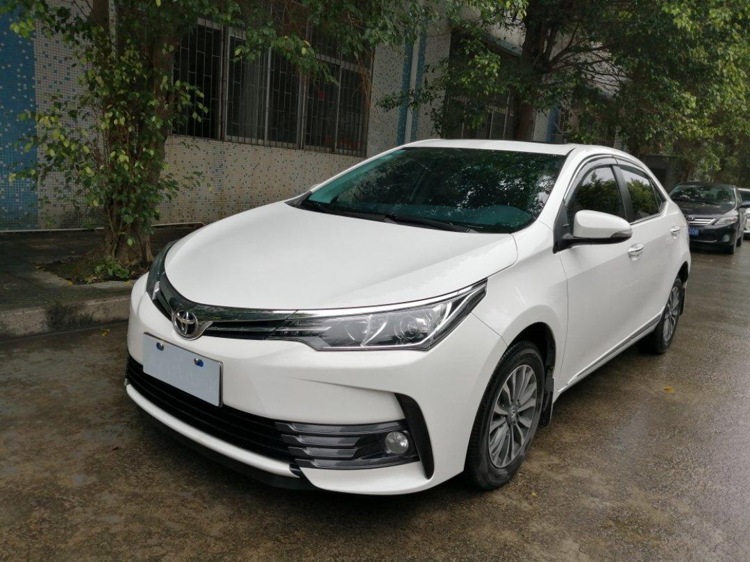 江门2018年3月丰田卡罗拉2018款12tcvtgli智辉版白色自动档