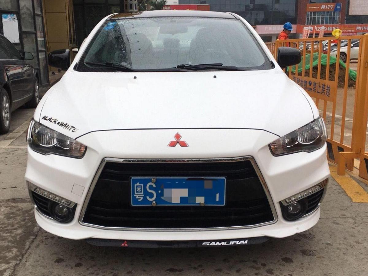 东莞2017年11月三菱翼神2016款18lcvt黑白复刻版白色自动档