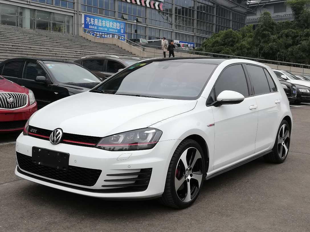 杭州2016年7月大众高尔夫2016款gti20tsidsg白色自动档