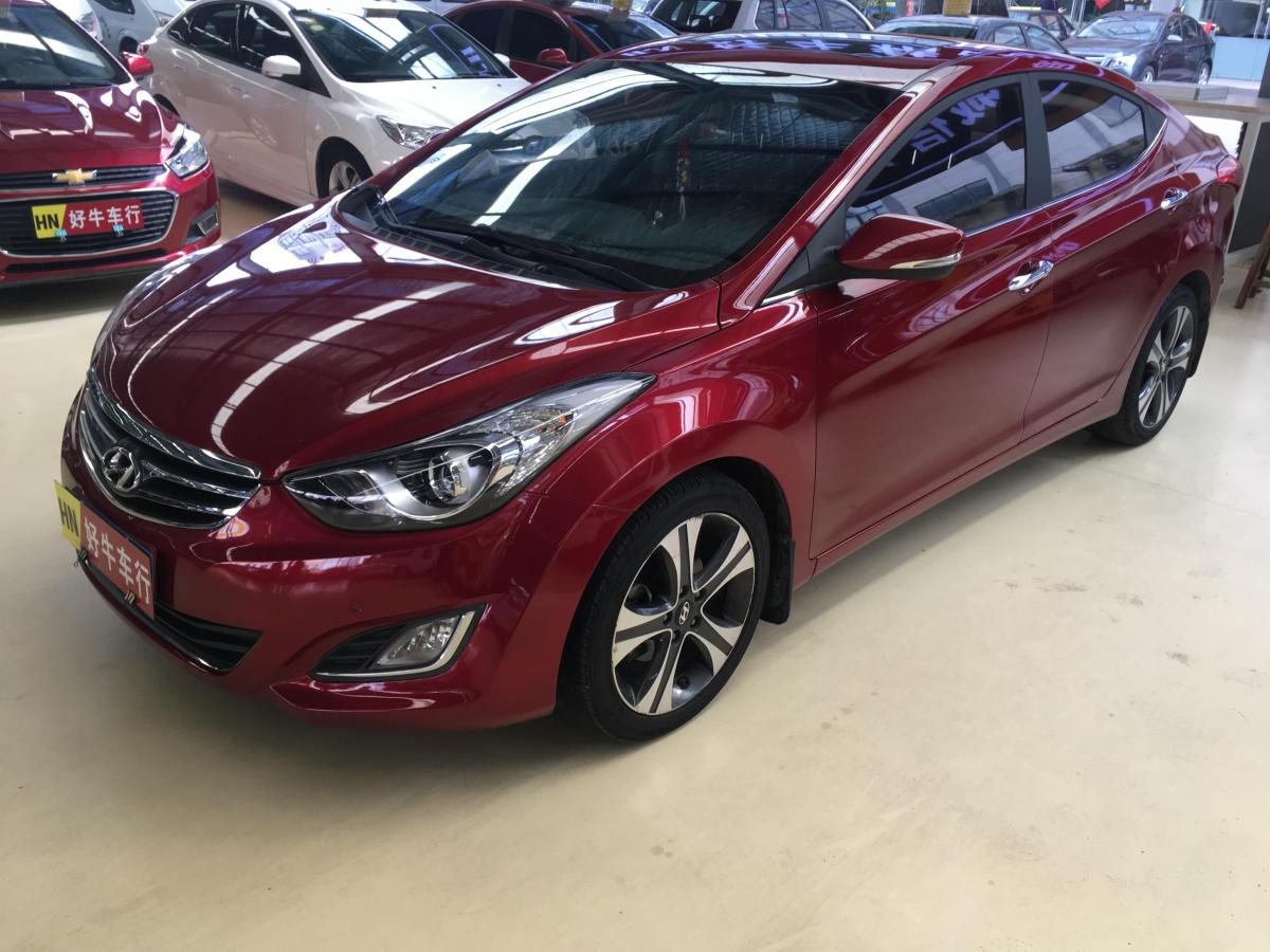 无锡2012年9月现代朗动2012款18l自动尊贵型红色自动档