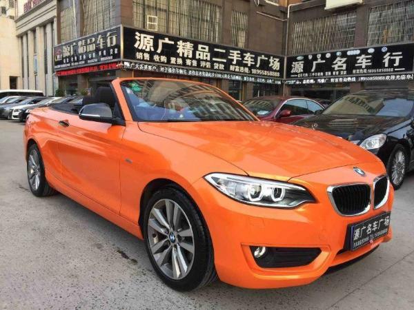 2016年7月宝马宝马2系2015款220i20tm运动型双门软顶敞篷