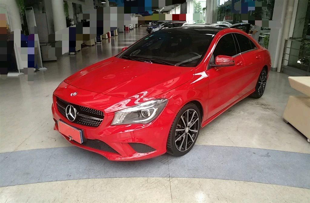北京2015年7月奔驰奔驰cla级2015款cla200红色自动档
