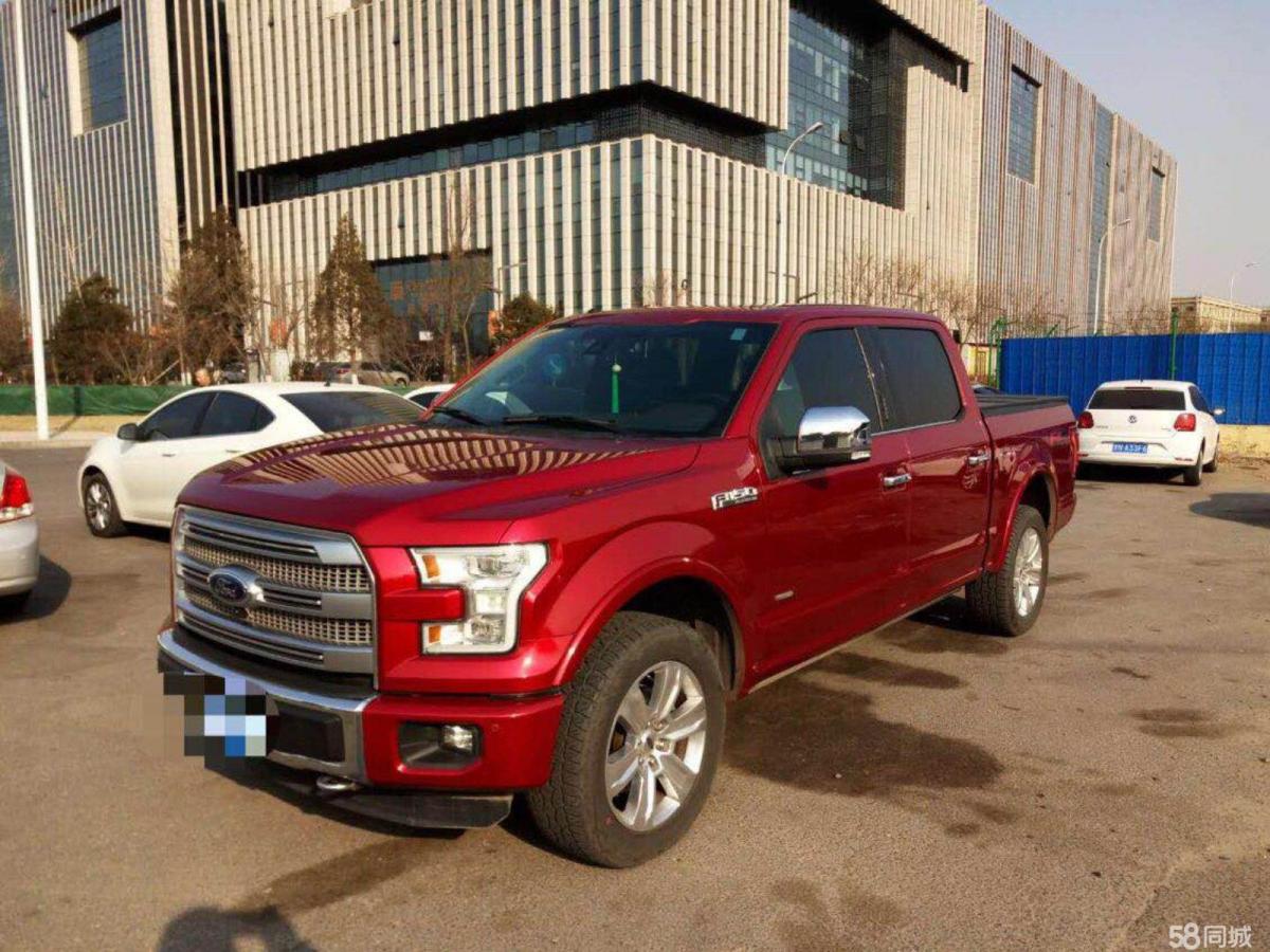 北京2015年12月福特f系列2015款f150猛禽美规铂金版红色自动档