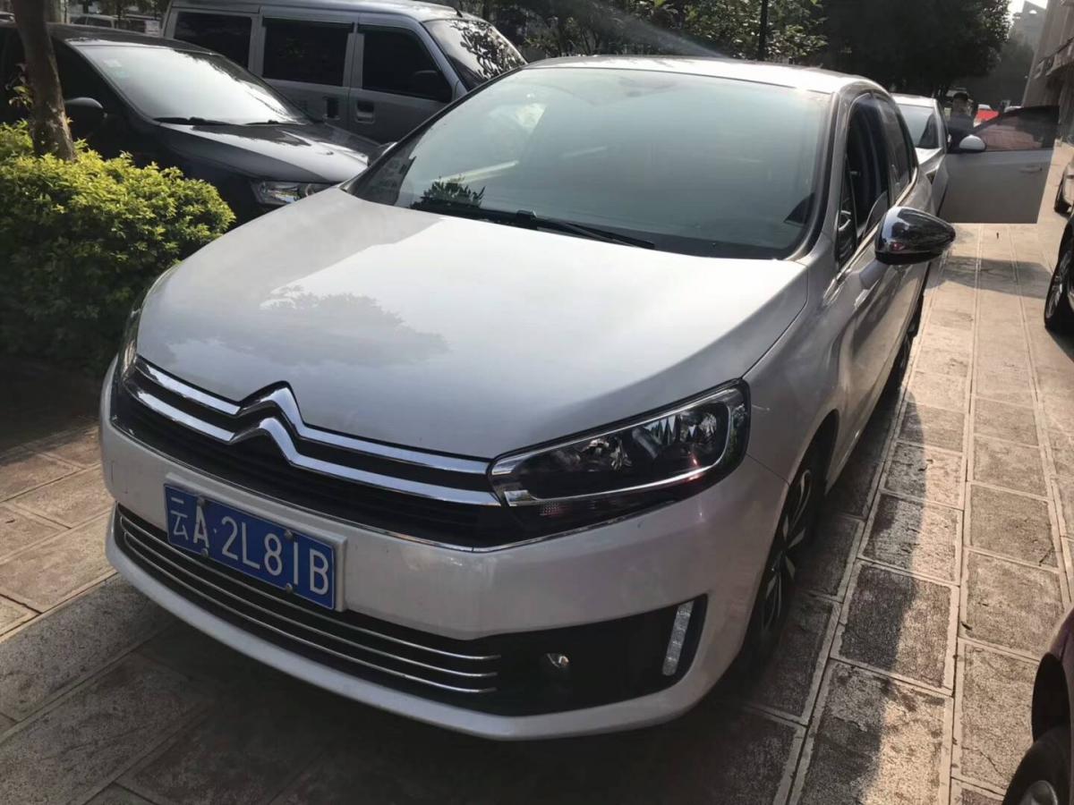 昆明2018年01月雪铁龙c4世嘉2018款16l自动舒适型