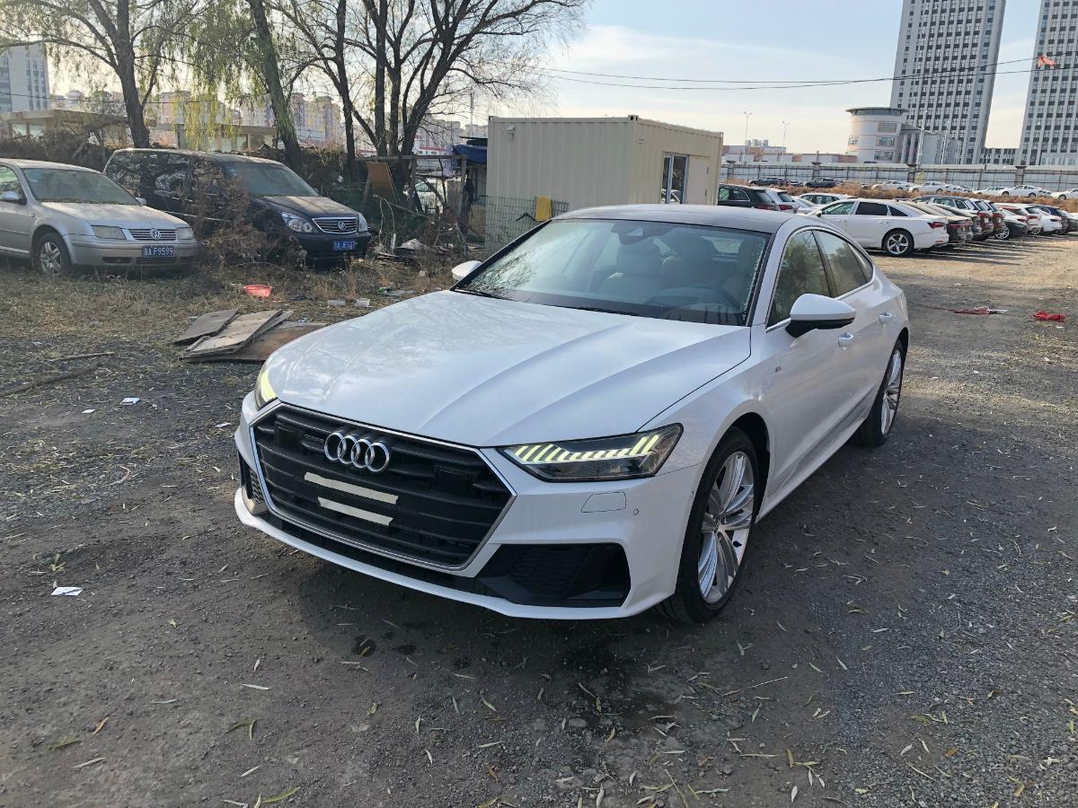 长春未上牌奥迪奥迪a72019款55tfsiquattro竞技版白色自动档