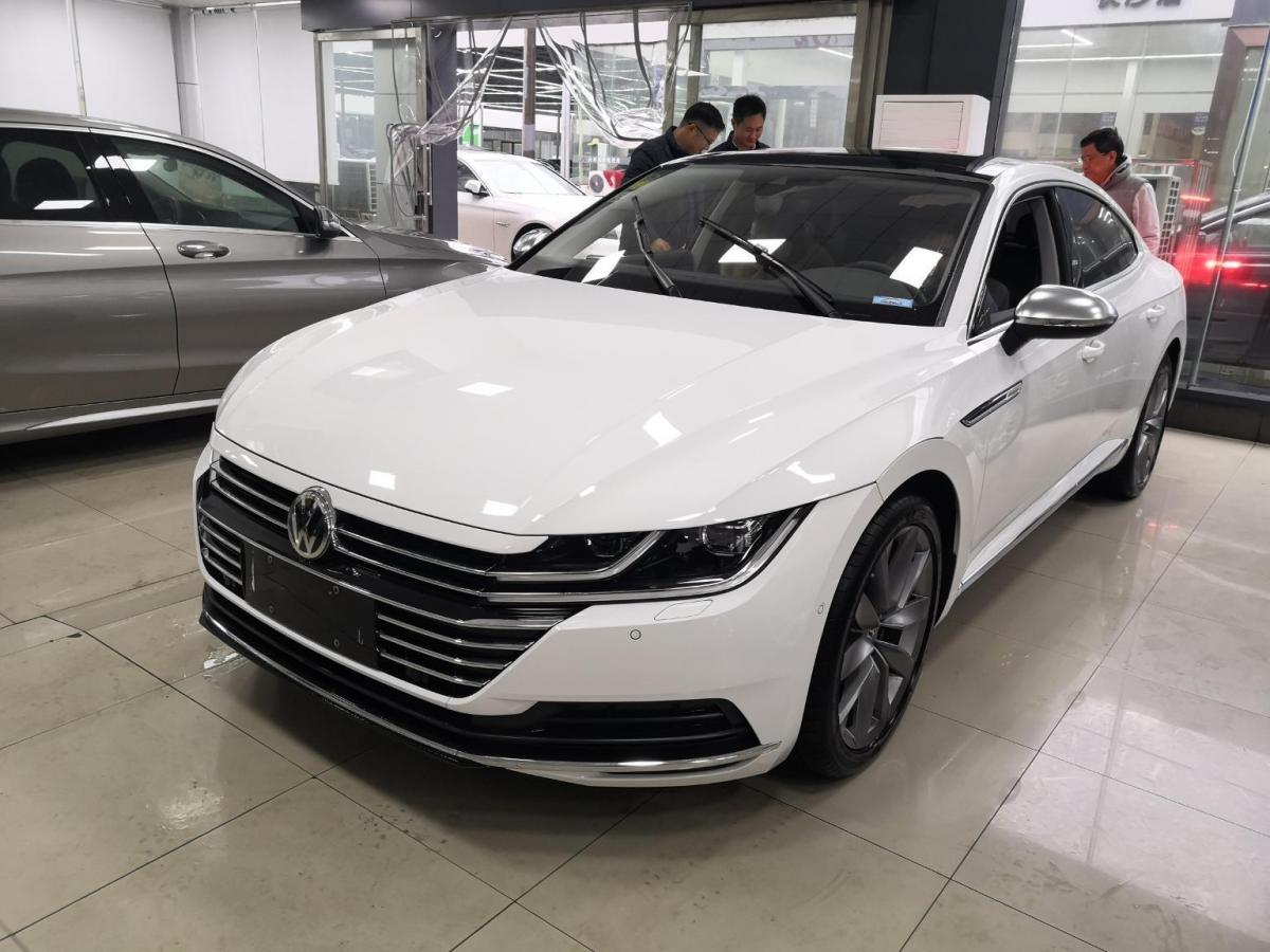 长沙2019年9月大众一汽大众cc2019款380tsi曜颜版白色自动档