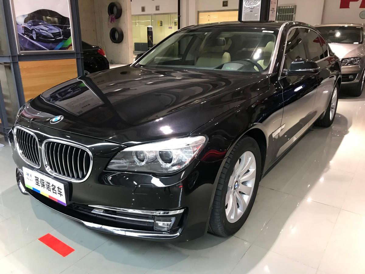 潍坊2013年8月宝马宝马7系2013款740li领先型黑色手自一体