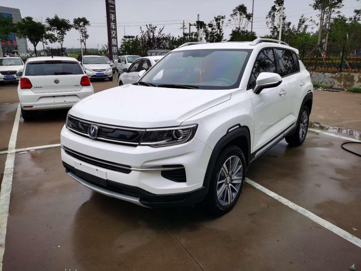 日照2019年5月长安cs35plus2019款16l自动智联版国vi白色手自一体