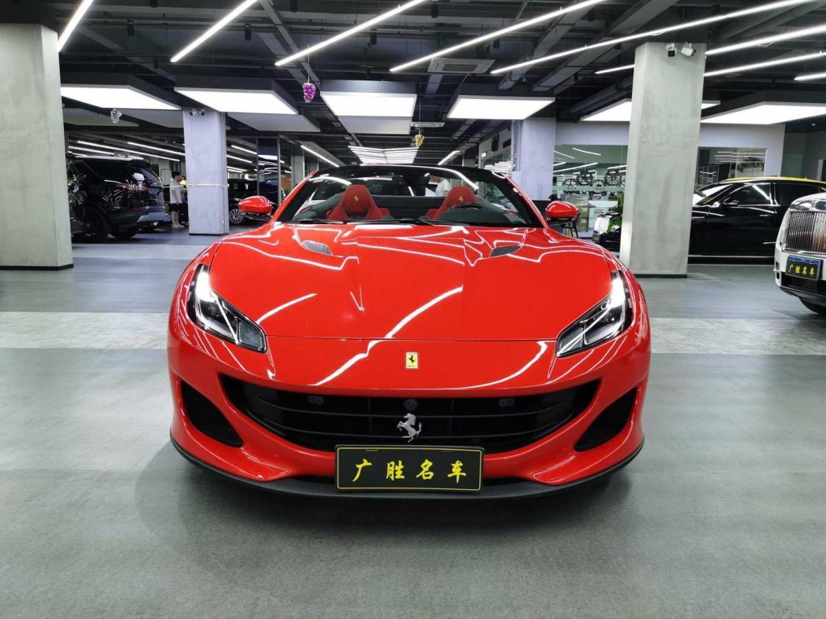 杭州2020年9月法拉利portofino2018款39t红色手自一体