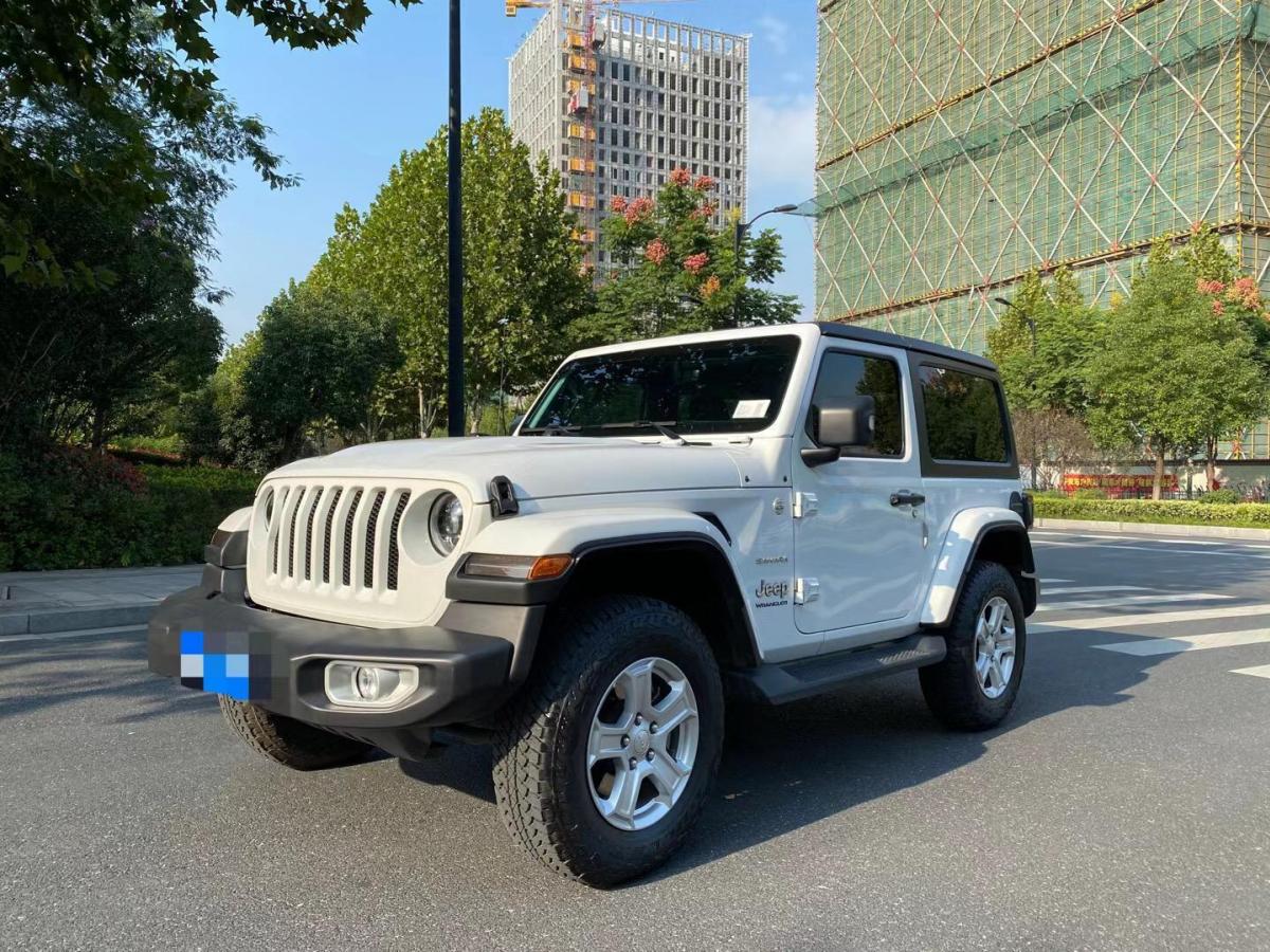杭州2020年3月jeep牧马人2019款20tsahara两门版白色自动档