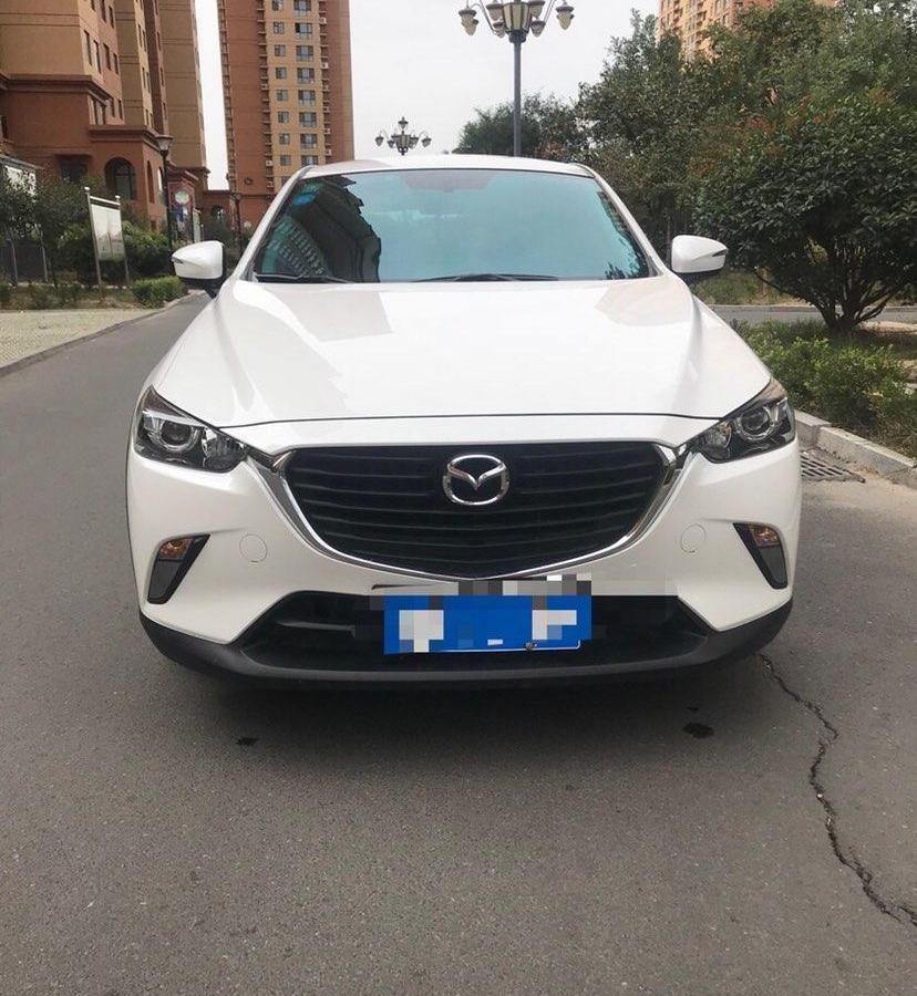 青岛2019年2月马自达cx32018款20l自动豪华型白色手自一体