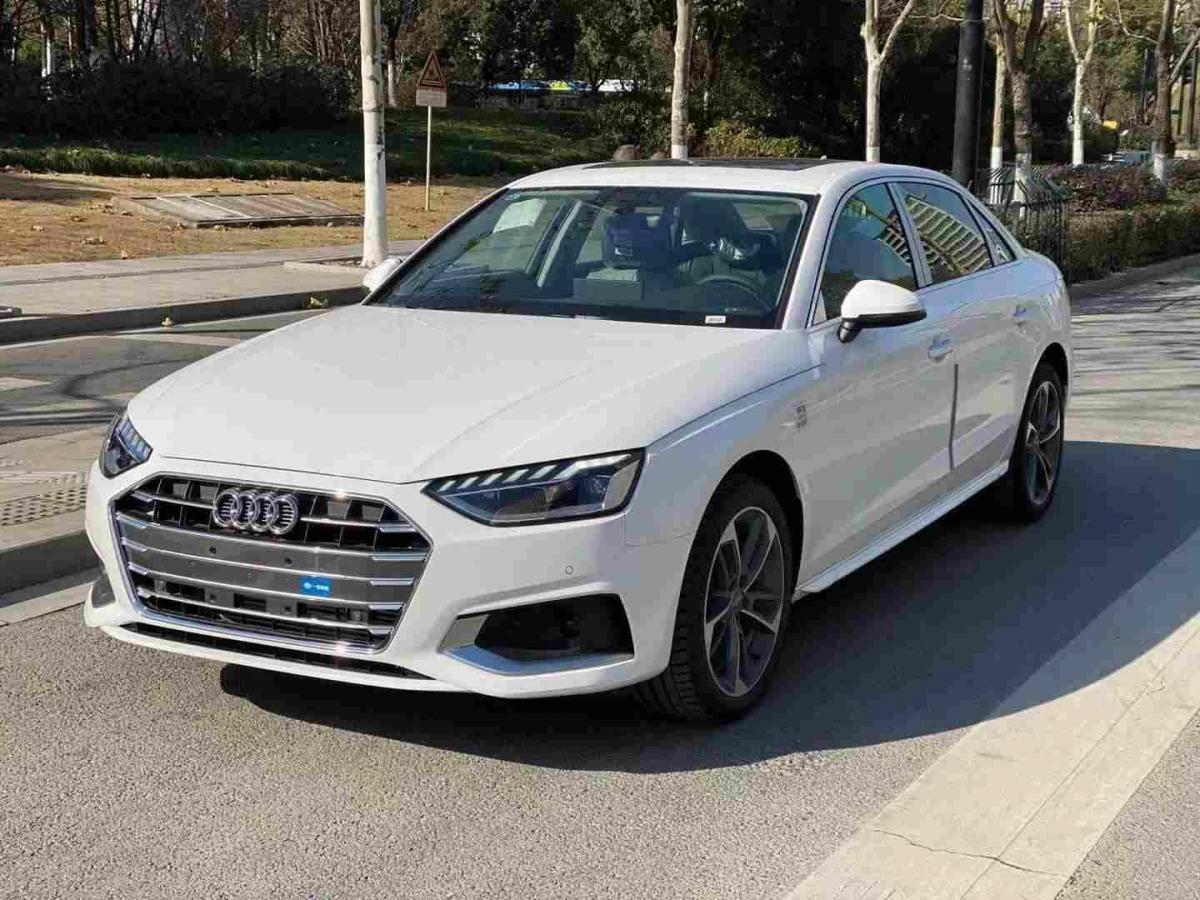 杭州2021年1月奥迪奥迪a4l2020款40tfsi时尚致雅型白色自动档