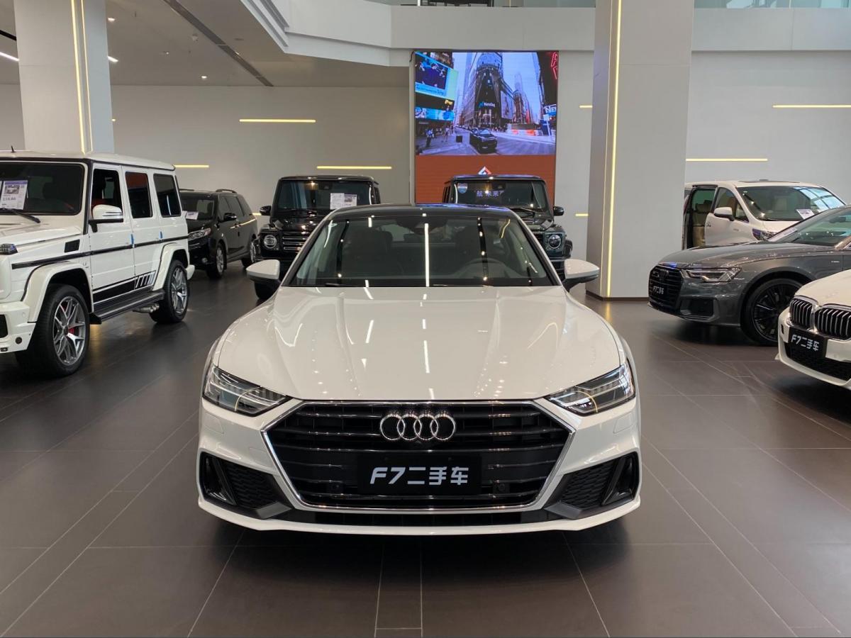 台州2020年8月奥迪奥迪a72020款45tfsi臻选型白色自动档
