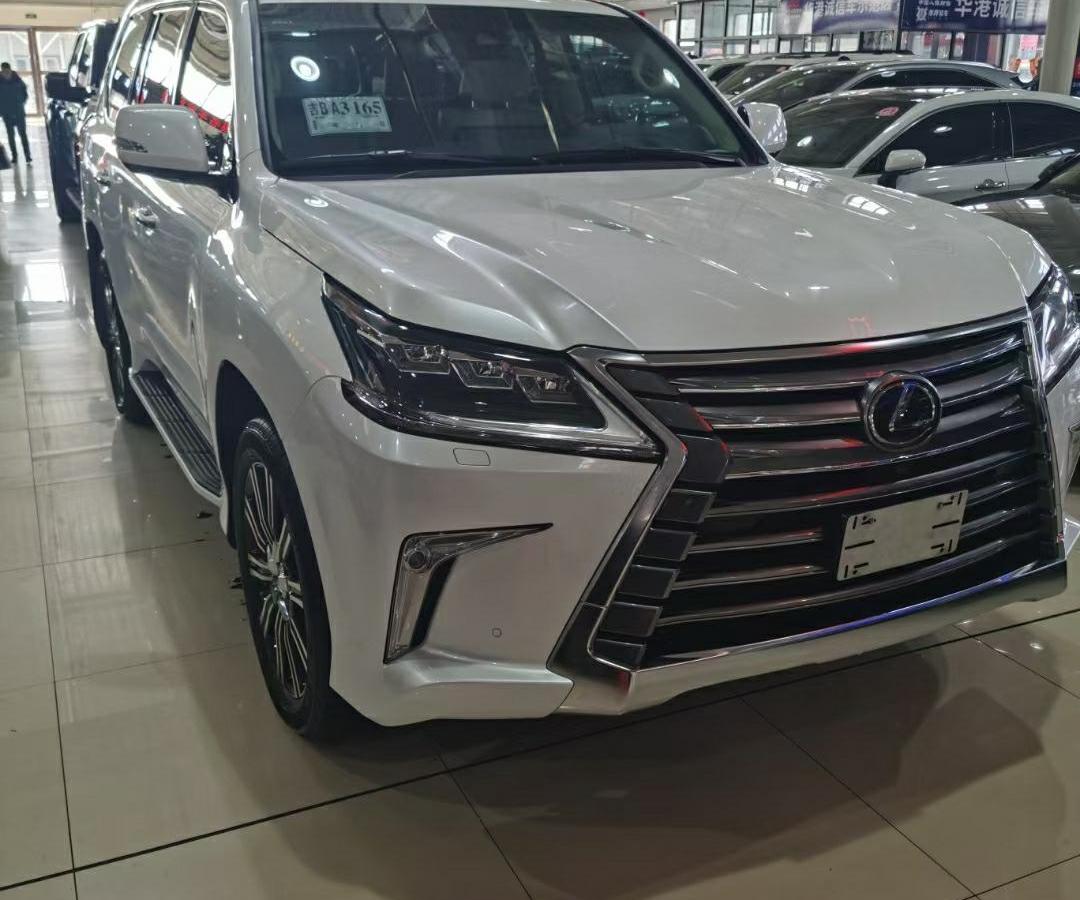 长春2019年6月雷克萨斯lx2019款570动感豪华版白色手自一体