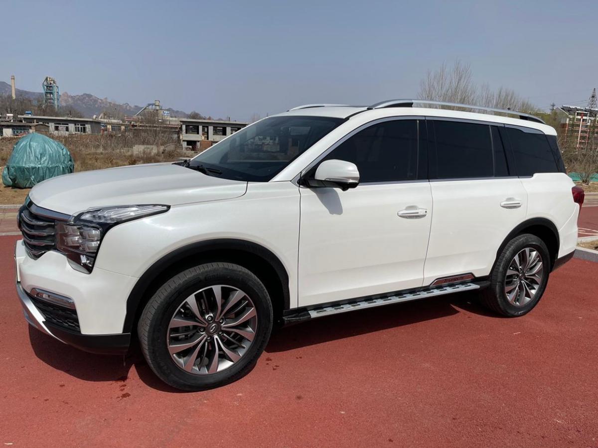 秦皇岛2018年10月广汽传祺gs82017款320t两驱豪华智联版白色手自一体